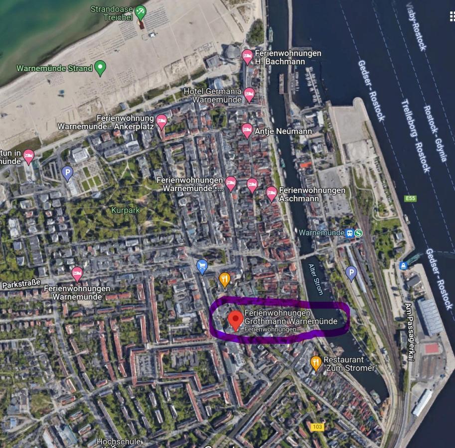 Zur Duene Warnemuende Villa Rostock Exterior photo